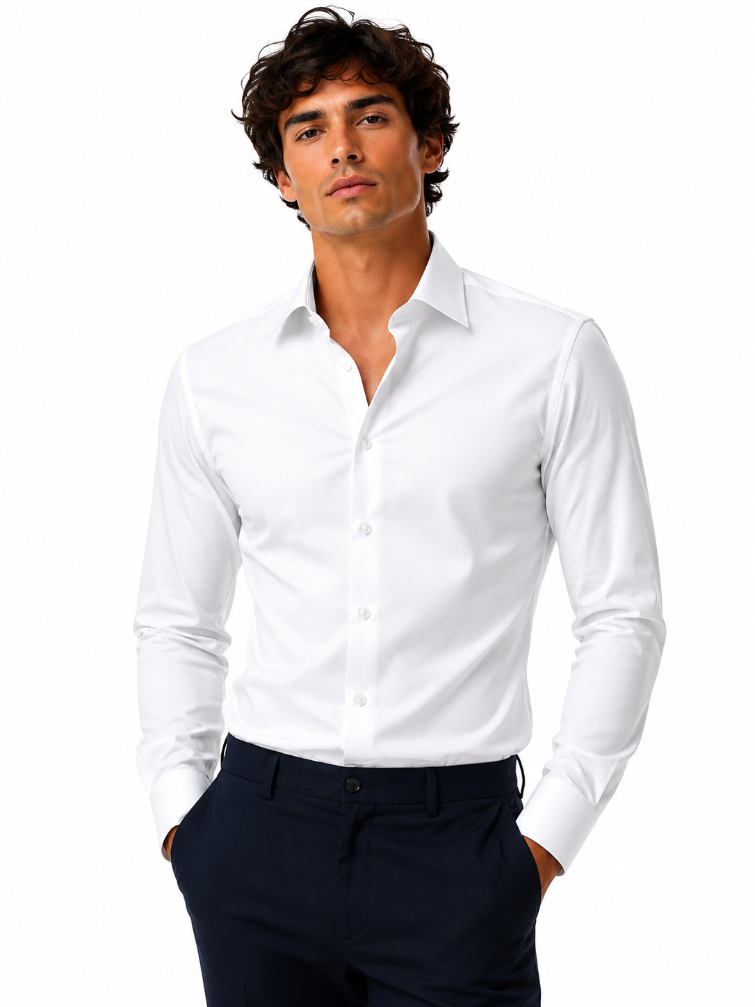 Chemise homme très cintrée élégante
