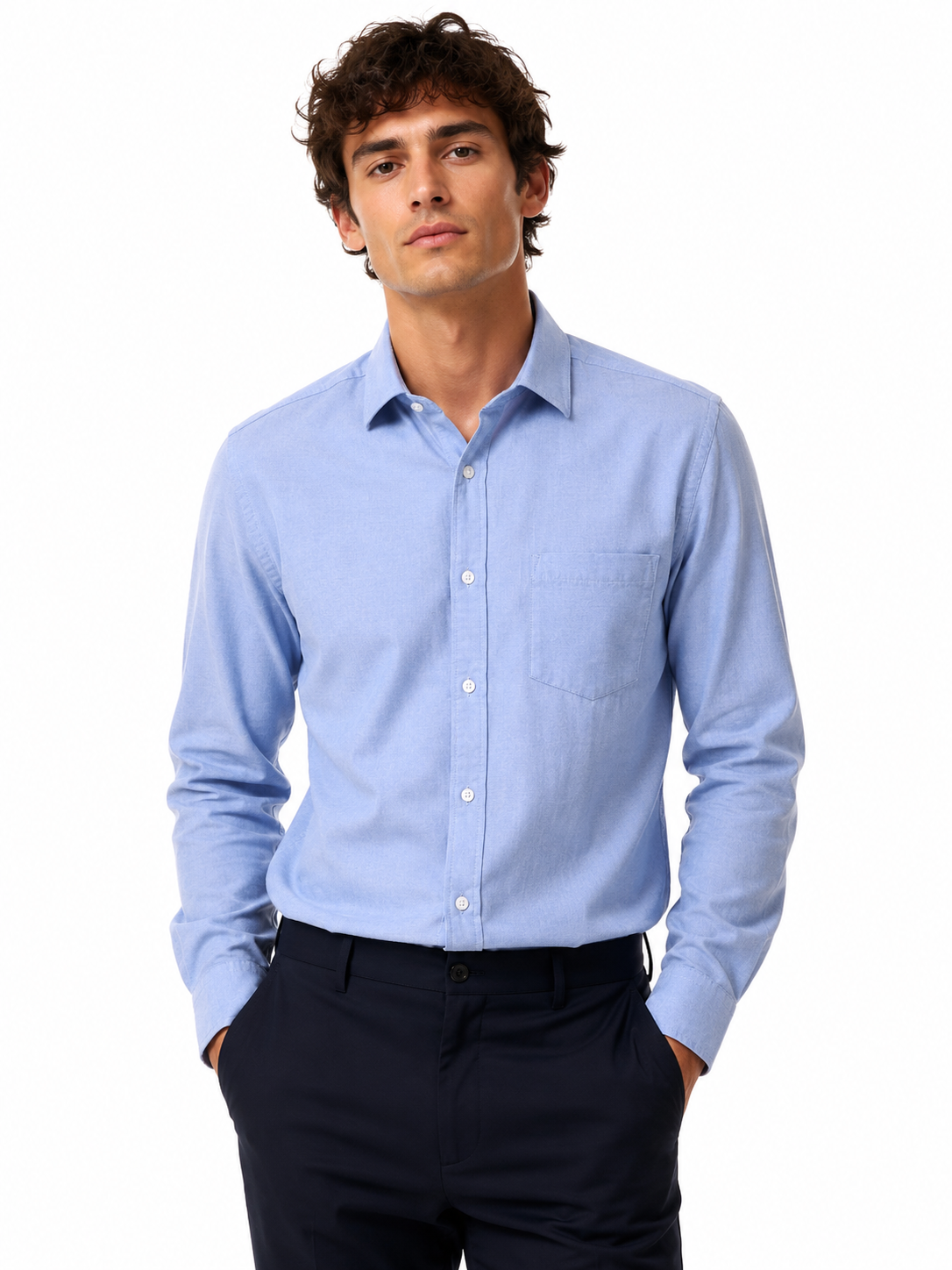 Chemise homme élégante unie