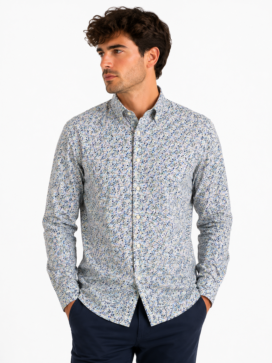Chemise homme imprimé moderne