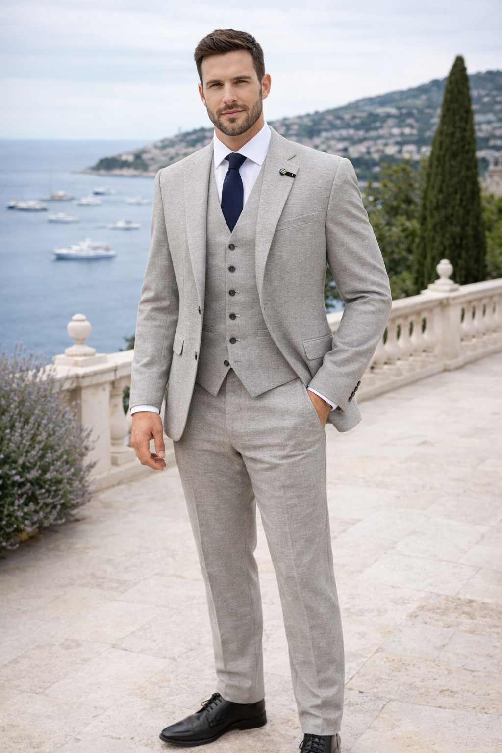 Costume homme 3 pièces élégant