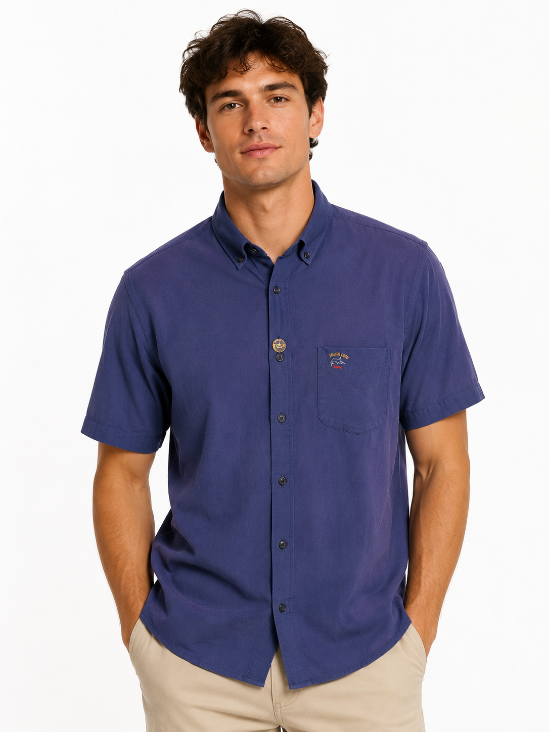 Chemise manches courtes homme casual