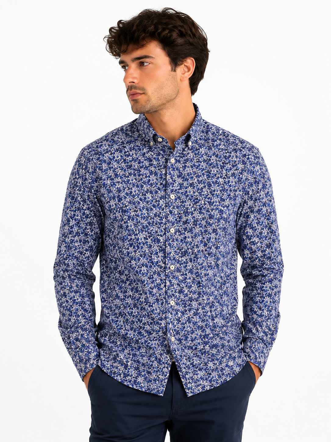 Chemise homme imprimé moderne