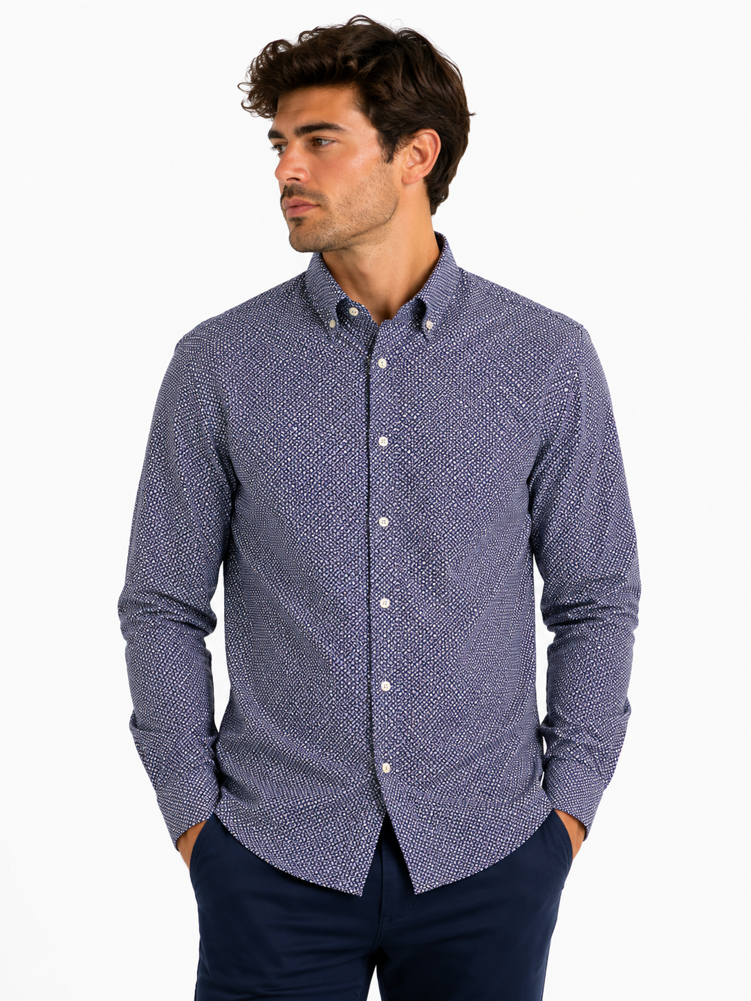 Chemise homme imprimé moderne
