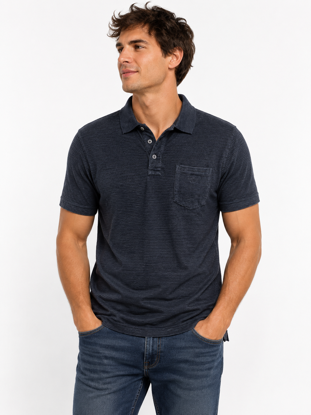 Polo homme Petrol