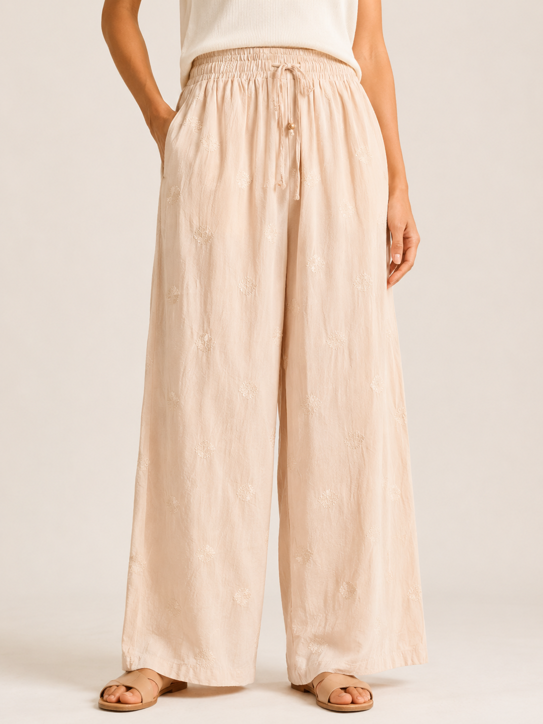 Pantalon fluide imprimé