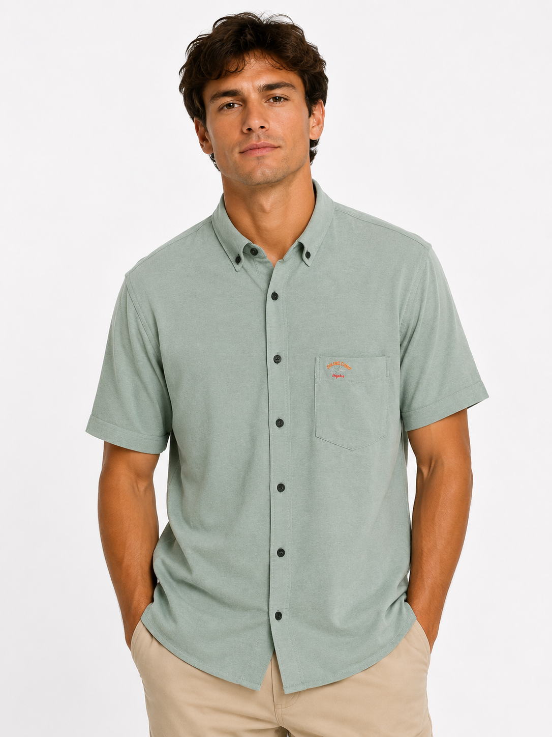 Chemise manches courtes homme casual