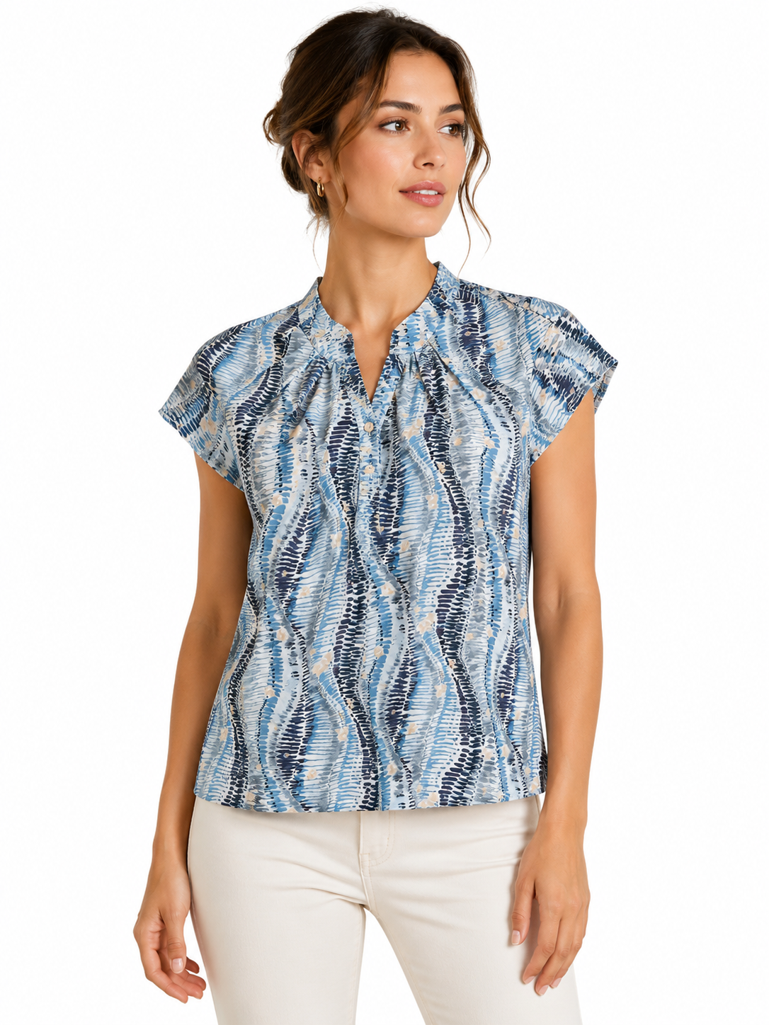 Blouse fluide imprimée