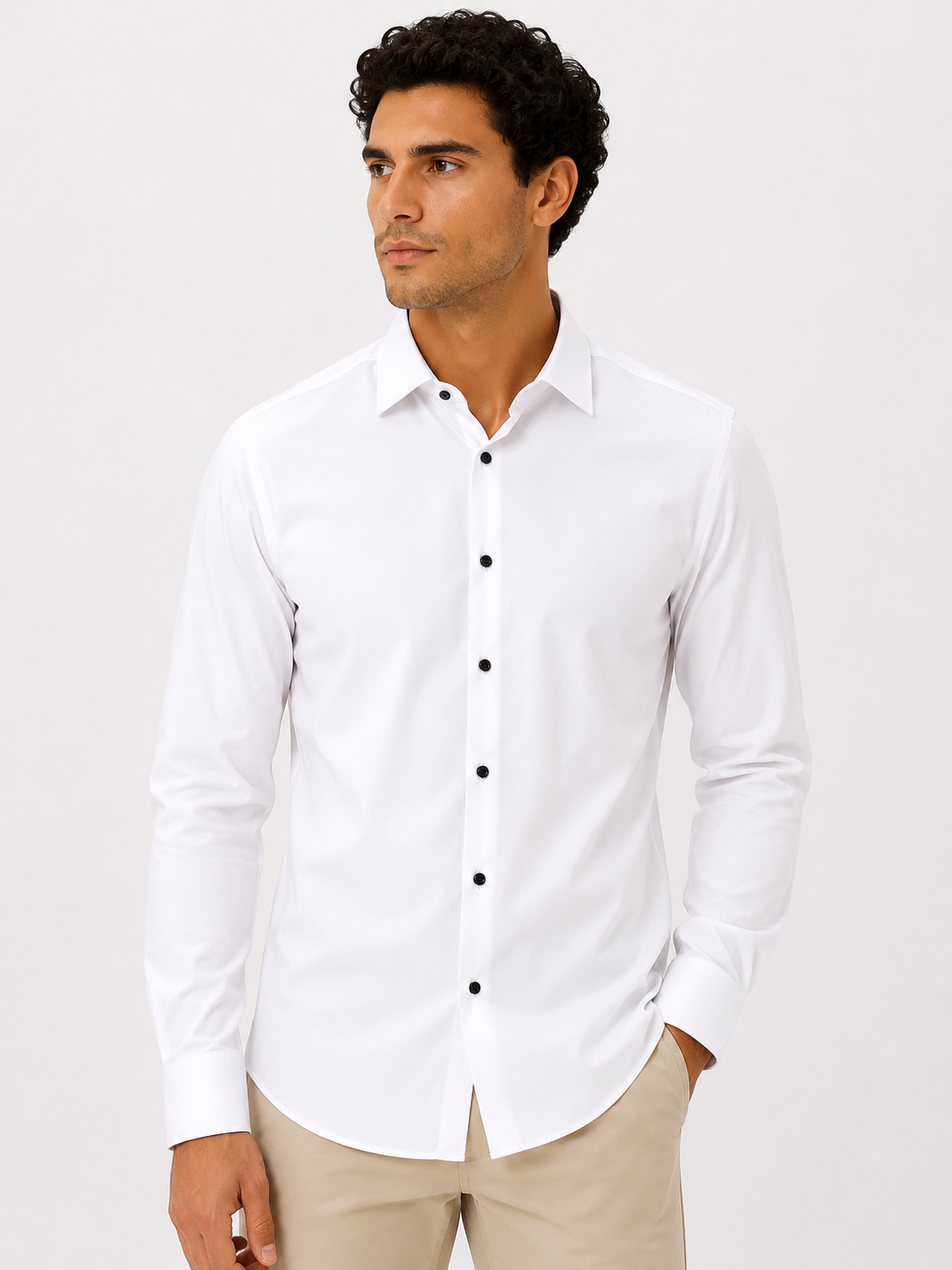 Chemise homme élégante unie