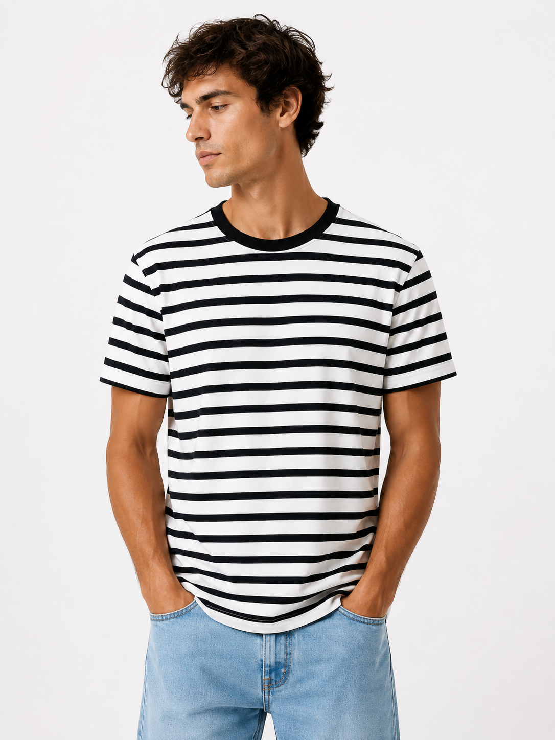 T-shirt homme rayé Presly & Sun