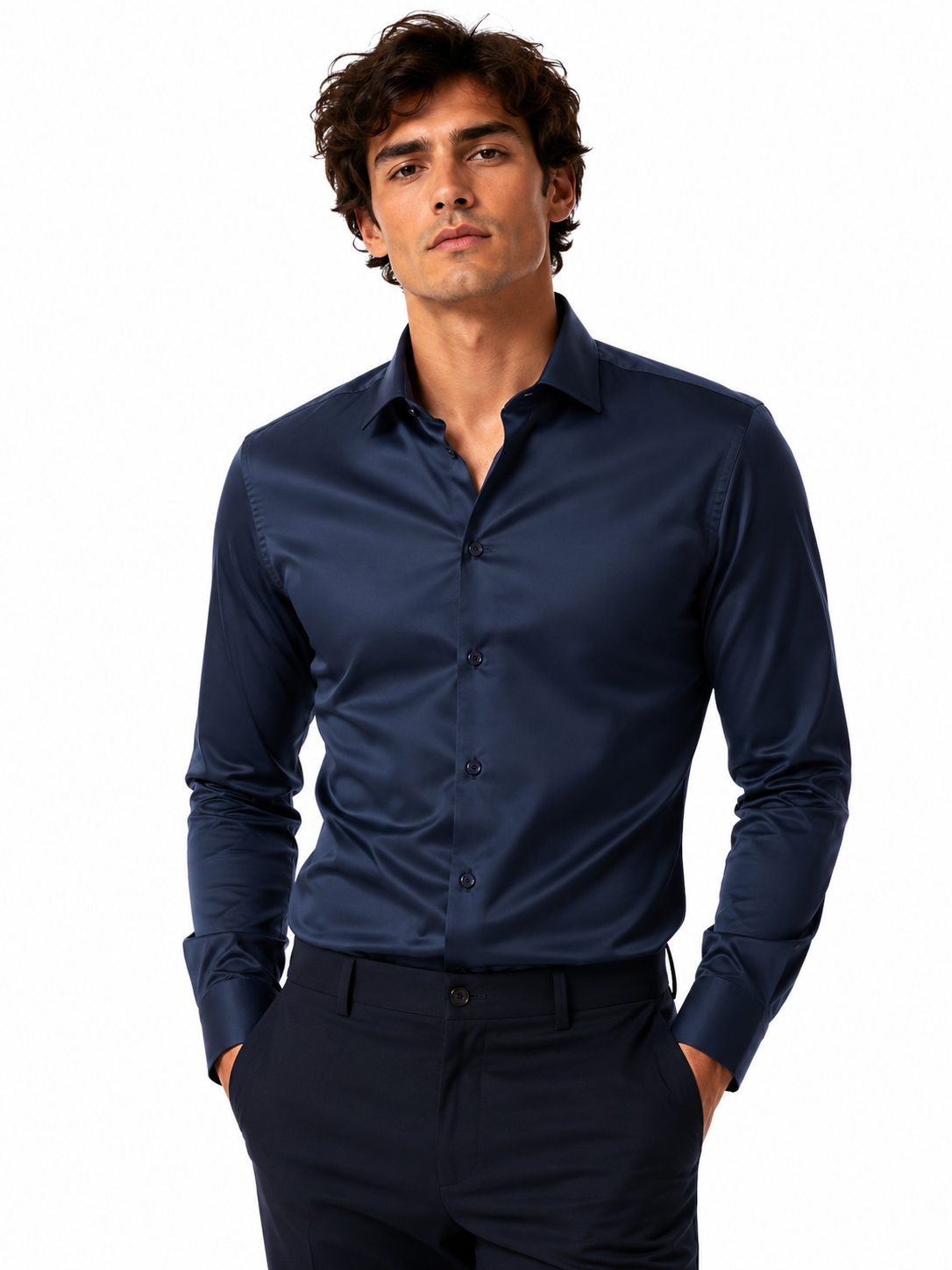Chemise homme très cintrée élégante