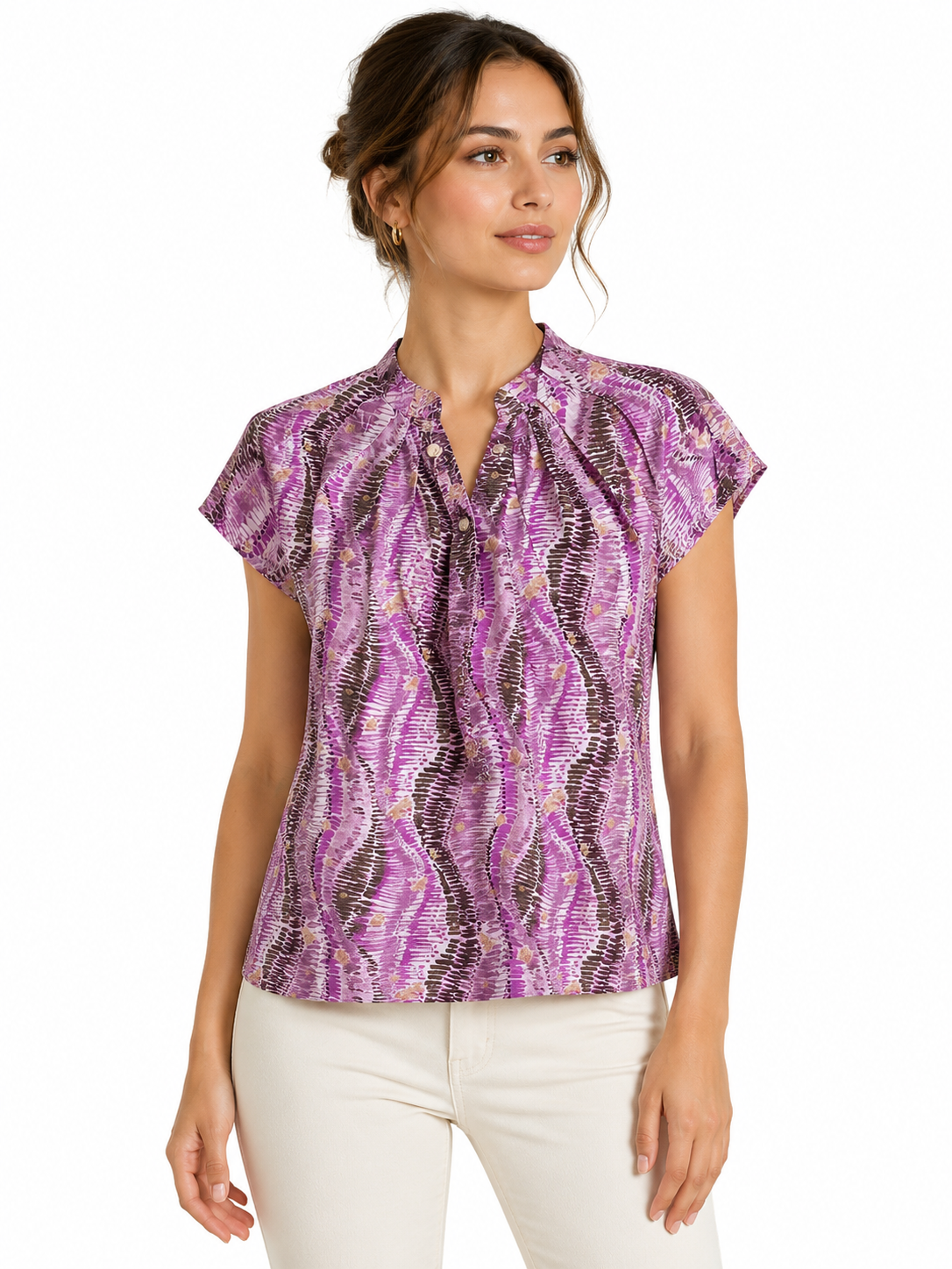 Blouse fluide imprimée