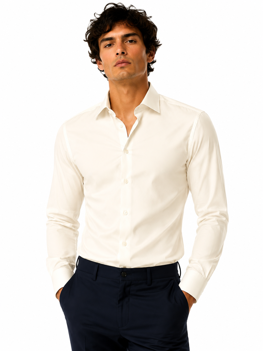 Chemise homme très cintrée élégante
