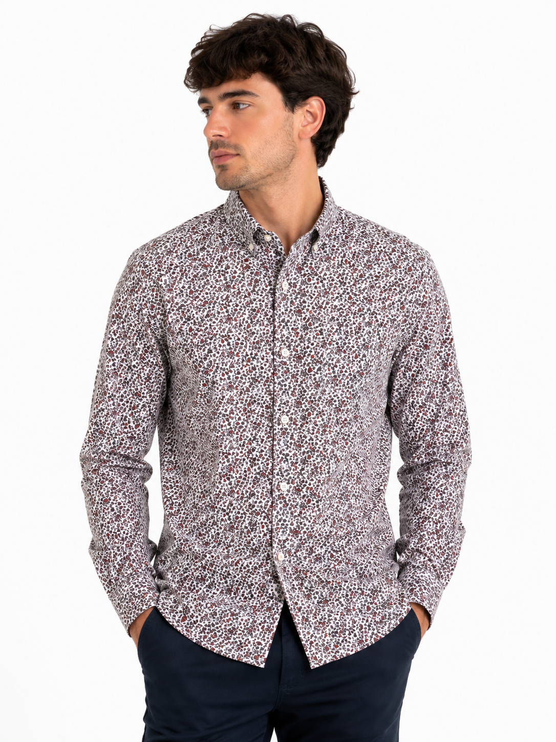 Chemise homme imprimé moderne