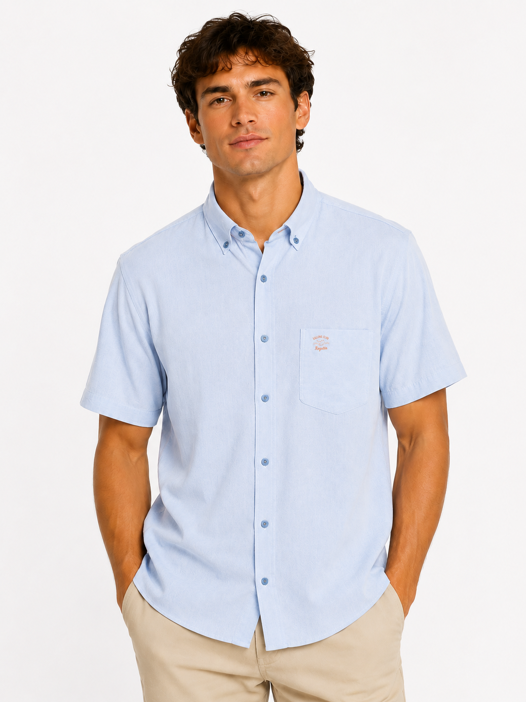Chemise manches courtes homme casual