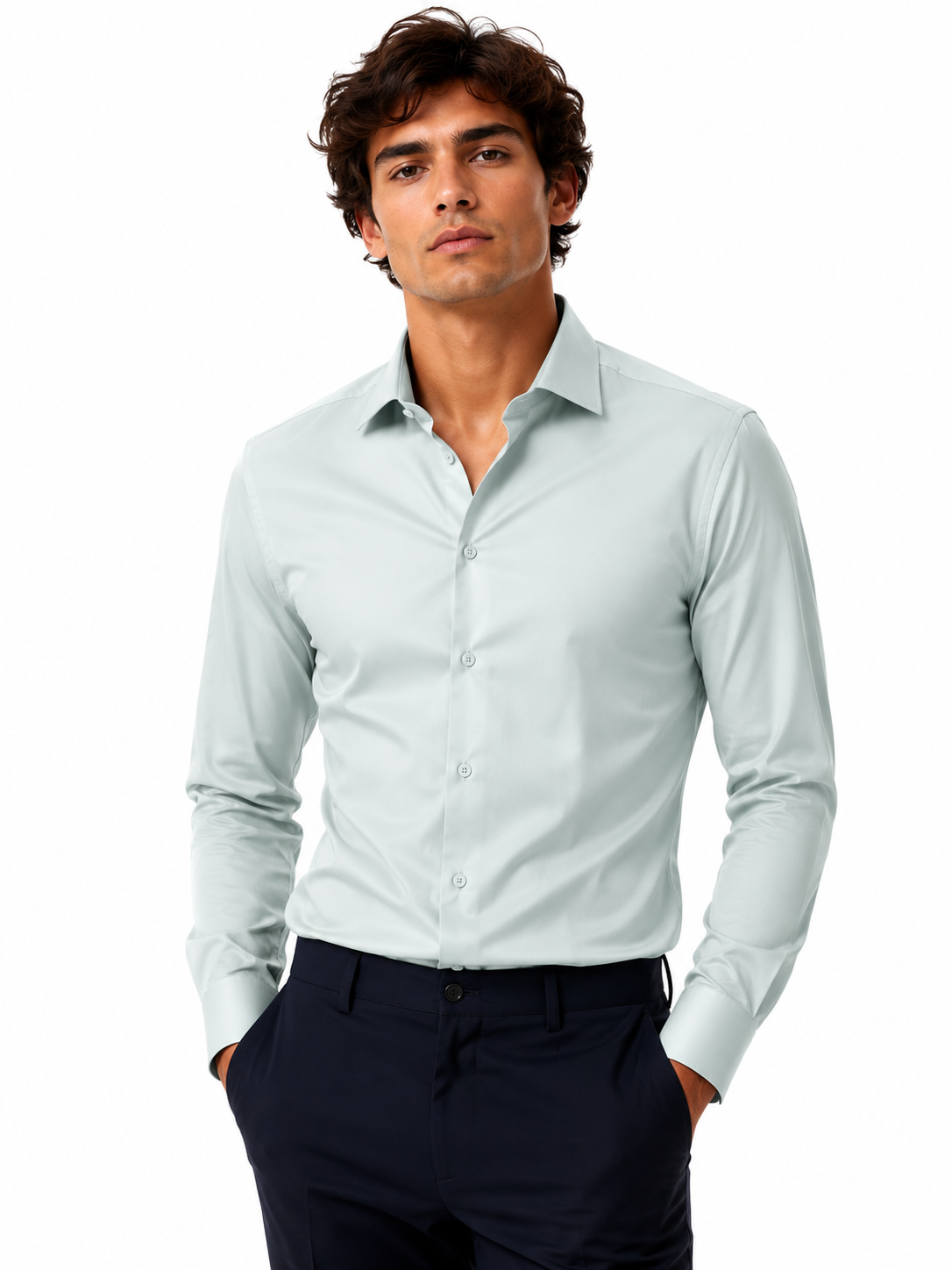 Chemise homme très cintrée élégante