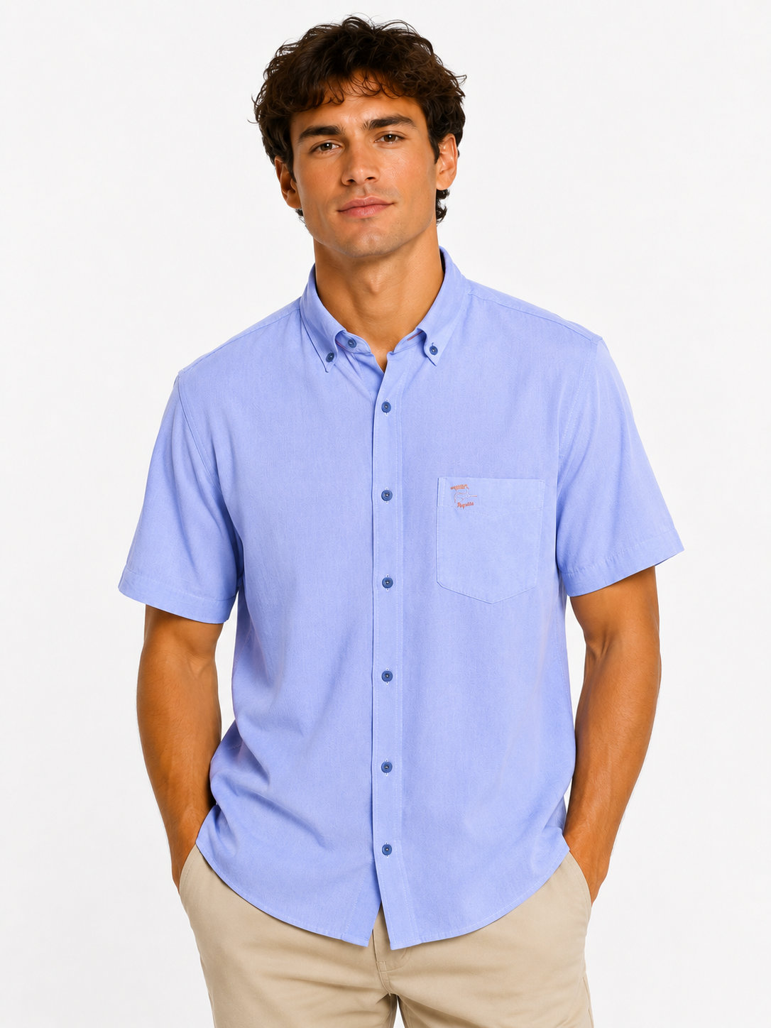Chemise manches courtes homme casual